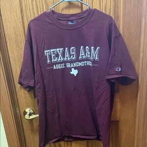 Champion Maroon Texas A&M 'Aggie Grandmother' Graphic Tee